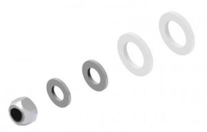 Set di viti leva del freno a mano - 208230.001 - Leva del freno a mano