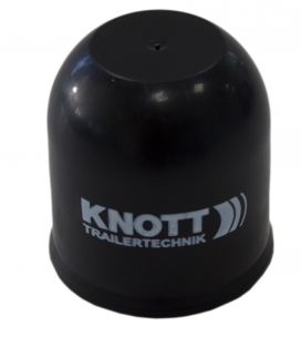 Cappuccio a sfera nero "Knott Trailertechnik" - 417172.001 - sfera a flangia