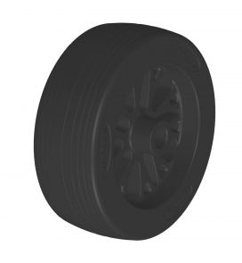 Ruota di plastica - 6D7691.002 - Ruote di supporto Ricambi
