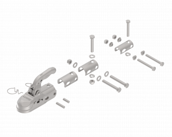 Gancio a sfera per il traino