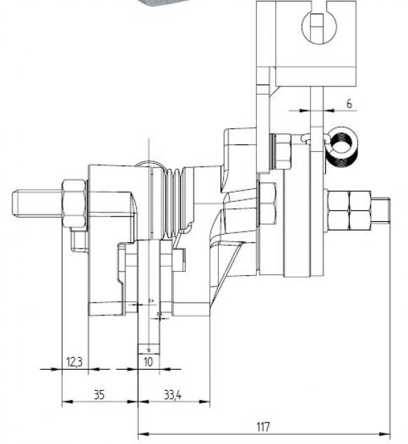 Freno a pinza scorrevole meccanico - 106770.02 - Freni industriali