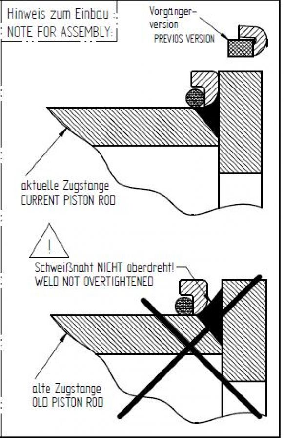 Anello di arresto con anello di supporto