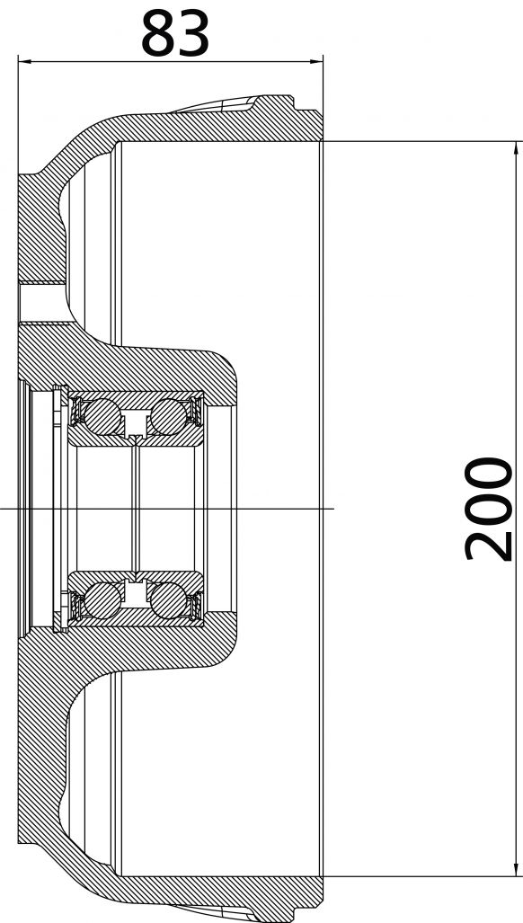 Mozzo freno 200 - 26980C02 - Mozzo freno