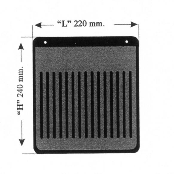 Rimorchio auto paraspruzzi - 400086.084 - paraspruzzi
