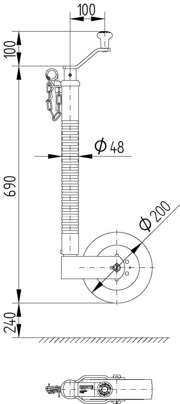 Ruota di supporto TK48
