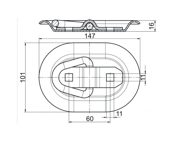 Incasso di fissaggio - 401812.001 - Ancoraggio di fissaggio