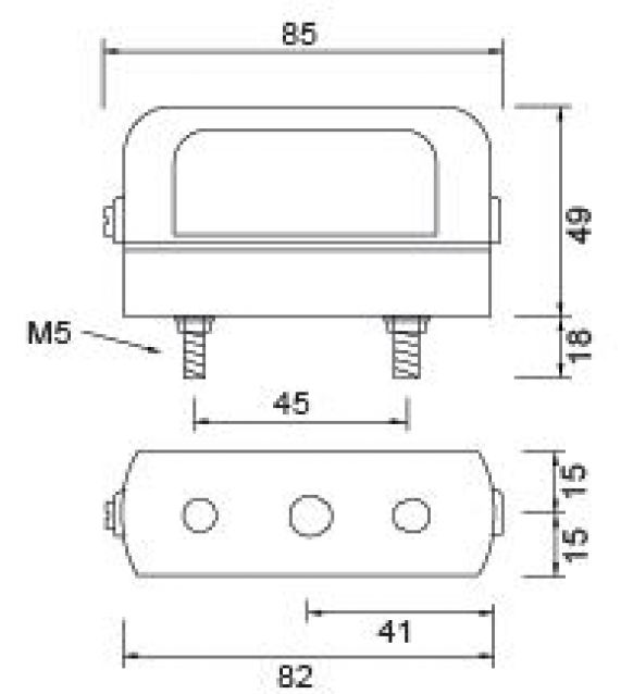 Regpoint Small - 402524.001 - Luci per targa