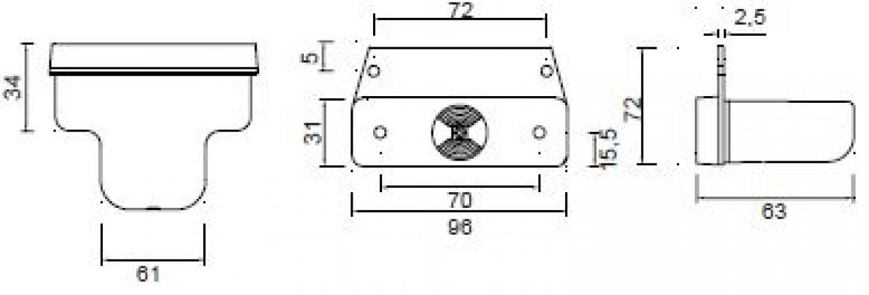 Punto laterale - 402567.001 - Luci di segnalazione laterali