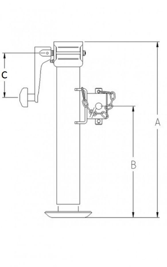 piede d'appoggio pieghevole - 402617.001 - piedini d'appoggio