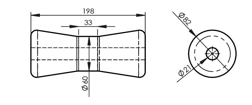 rulli di chiglia - 402809.003 - rimorchio per imbarcazioni