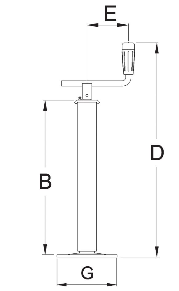 supporto mandrino P560 - 403195.001 - piedini di supporto