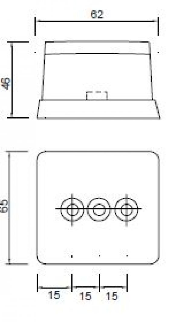 Punto quadrato - 404527.001 - Luci di ingombro