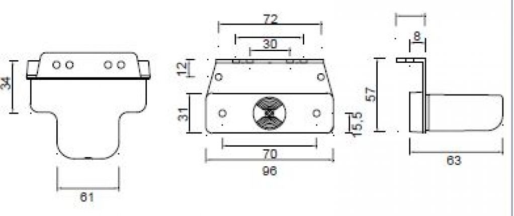 Flatpoint 1 LED - 404783.001 - Luci di segnalazione laterali