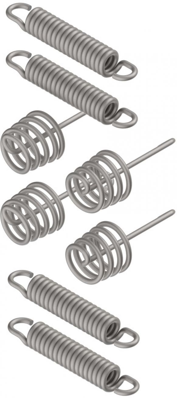 set di molle - 405977.001 - set di ganasce freno