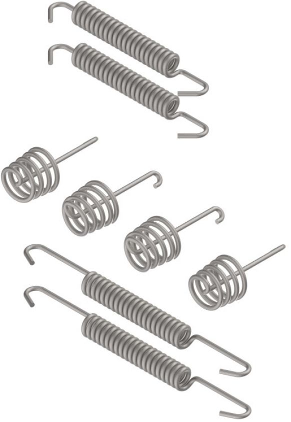 set di molle - 405979.001 - set di ganasce freno