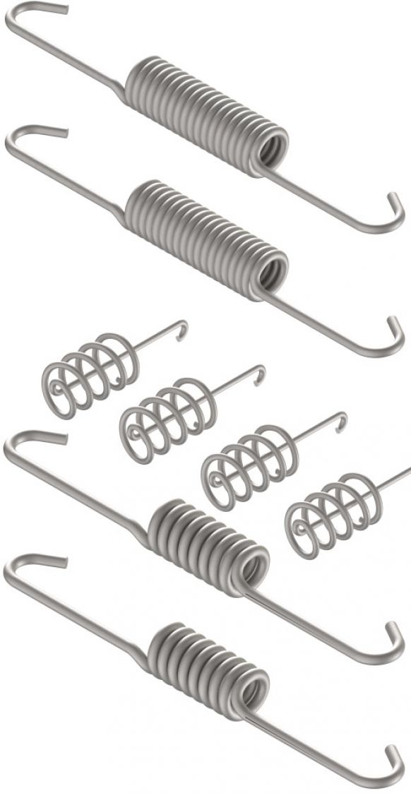 set di molle - 406168.001 - set di ganasce freno