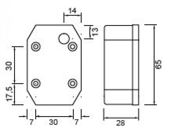 Flexipoint 1 - 406735.001 - Luci di segnalazione laterali
