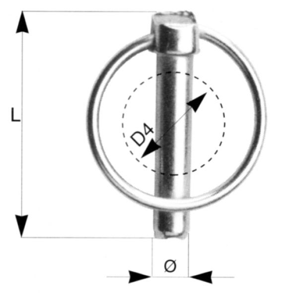 perno di collegamento - 407807.002 - perni di collegamento / coppiglia