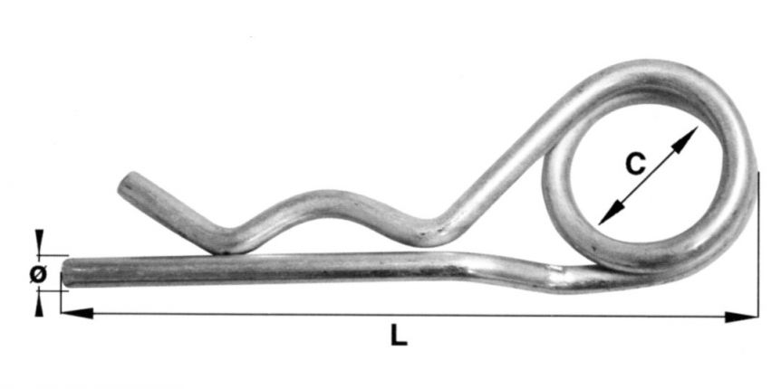 Coppiglia a molla - 407809.002 - Perni di collegamento / coppiglia a molla