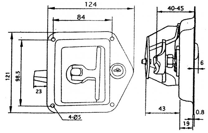 Serrature per valigie - 408060.001 - Serrature / Accessori