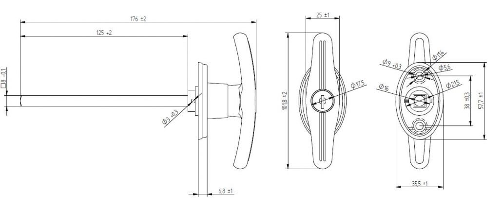Serrature a T - 408063.001 - Serrature / Accessori
