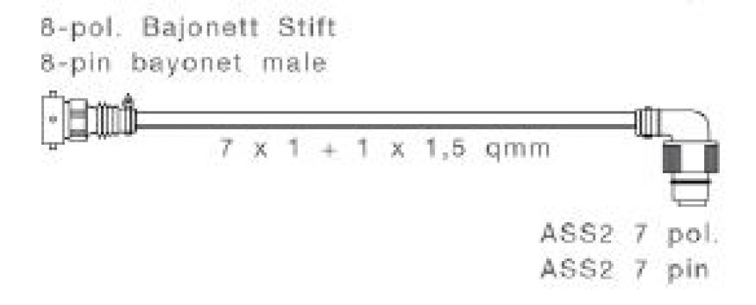 Adattatore sinistro a 8 poli - 408833.001 - Elementi di collegamento