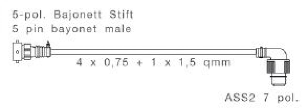 Adattatore sinistro a 5 poli - 408835.001 - Elementi di collegamento