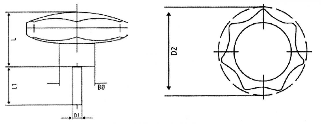 impugnatura a stella - 412777.002 - maniglie