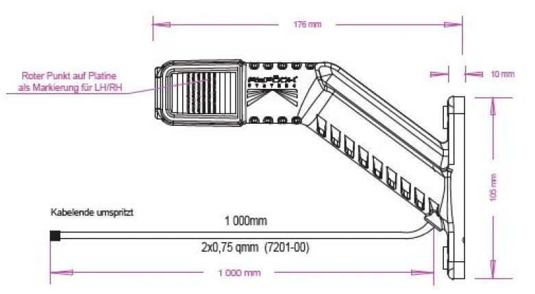 Superpoint 4 LED 12V/24V - 415810.001 - Luci di ingombro