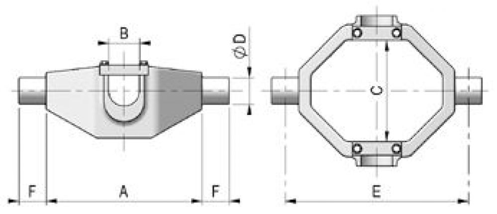 Anello cardanico - 415894.001 - Accessori per cilindri telescopici