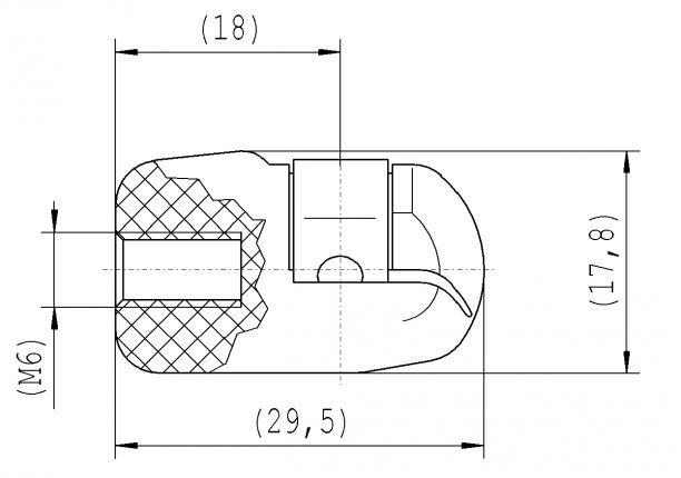 Presa a sfera - 416900.001 - Accessori per molle a gas