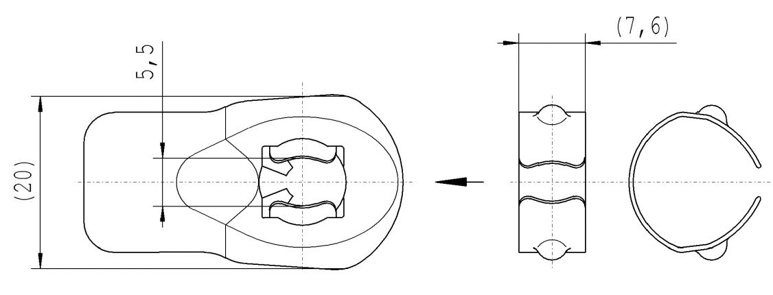 Presa a sfera - 416902.001 - Accessori per molle a gas