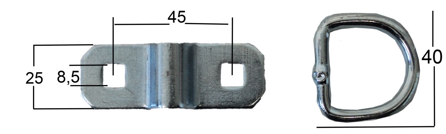 anello di fissaggio + cinghia sciolta - 417396.001 - ancoraggio di fissaggio