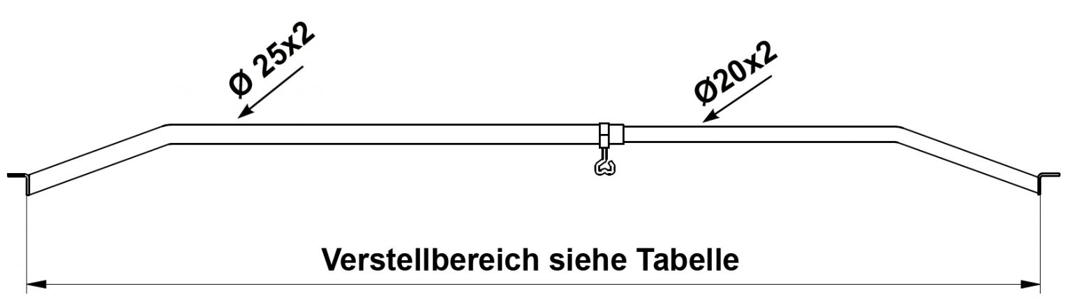 Staffa per teloni - 418536.001 - Teloni e accessori