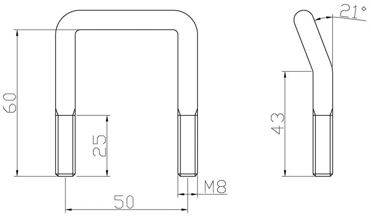 staffa di fissaggio allentata - 420094.001 - ancoraggio di fissaggio