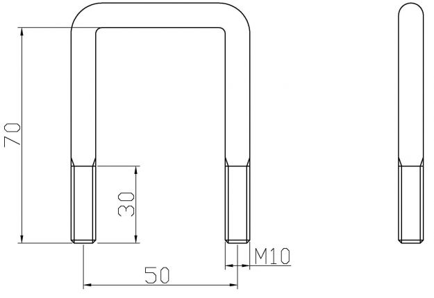 staffa di fissaggio allentata - 420096.001 - ancoraggio di fissaggio