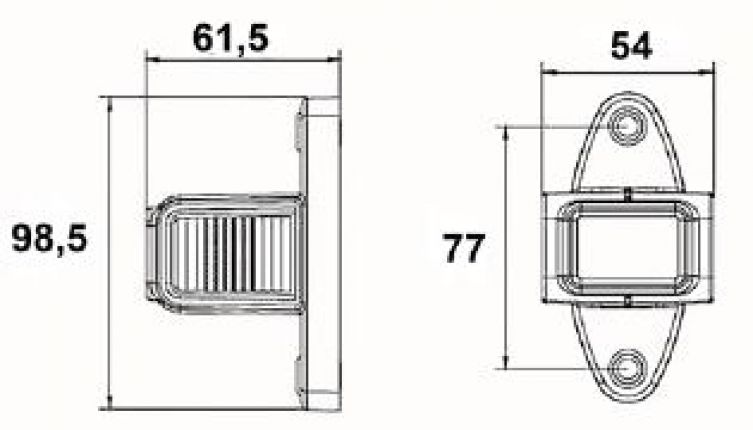Superpoint 4 LED 12V/24V - 420313.001 - Luci di ingombro