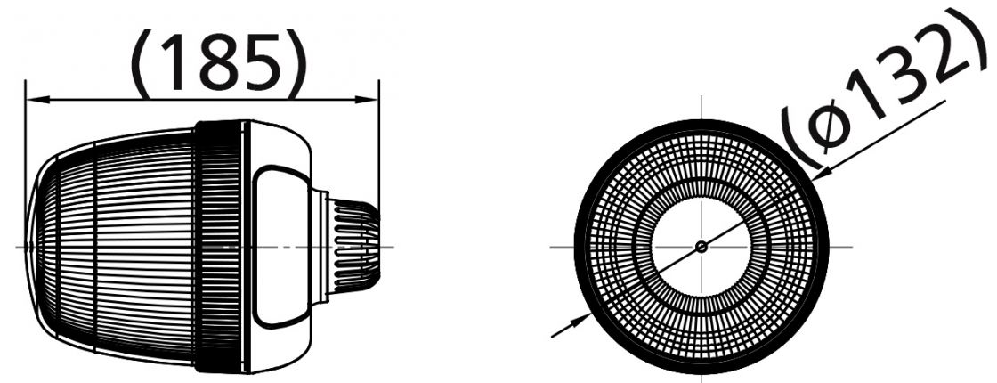 Faro rotante a LED alto - 421447.001 - Faro rotante