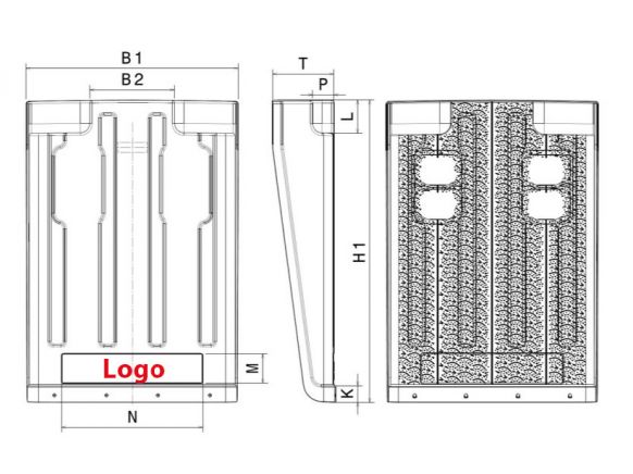 Grembiule parafango per camion SG