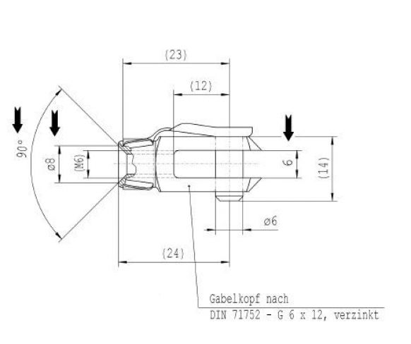 Clevis con bullone ES