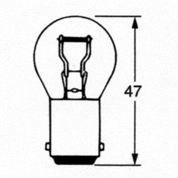 Lampada a sfera 12V/21W - 4803659X - Lampadina
