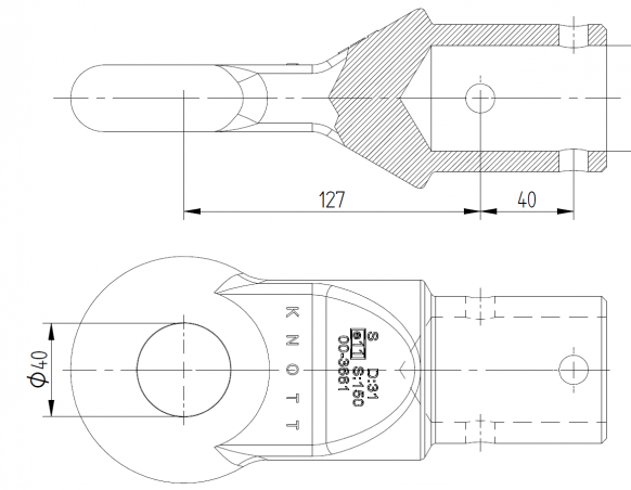 Occhi di traino "Inglese"