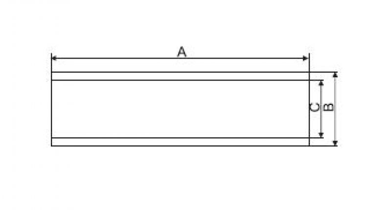chiglia a riposo 2,5"x12" - 6X1065.011 - rimorchio per barche